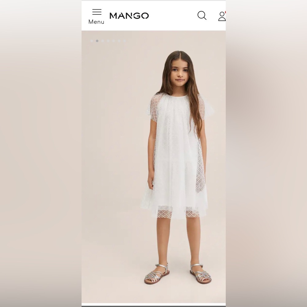 Mango Tulle Dress - Girls
